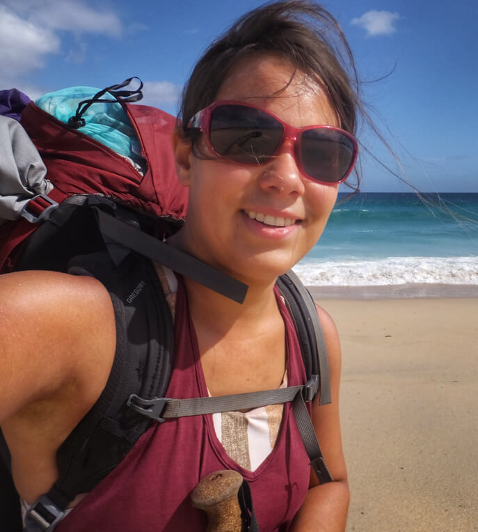 Marie-Andrée Côté, auteure et créatrice du blogue rando, voyage, The Flying Hiker